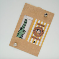 PATCH EMBROIDERED CROCODILE