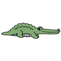 PATCH EMBROIDERED CROCODILE