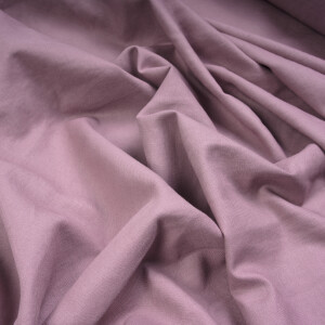 BAUMWOLLE/LEINEN BASIC TWILL MAUVE