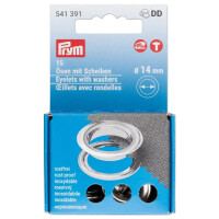 EYELETS 14 mm SILVER