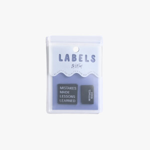WOVEN LABEL MISTAKES MADE LESSONS LEARNED (6 pcs)