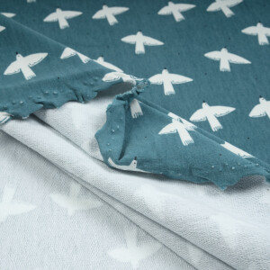 ORGANIC FRENCH TERRY DOVE STEEL