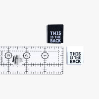 WOVEN LABEL THIS IS THE BACK (6 pcs)