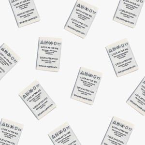 WOVEN LABEL LOOK AFTER ME, LOOK AFTER YOU (6 pcs)