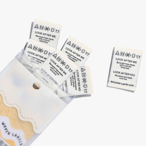 WOVEN LABEL LOOK AFTER ME, LOOK AFTER YOU (6 pcs)