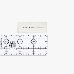 WOVEN LABEL WORTH THE EFFORT (6 pcs)