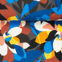 SPORT/BADE LYCRA ABSTRACT BLACK/ROYAL