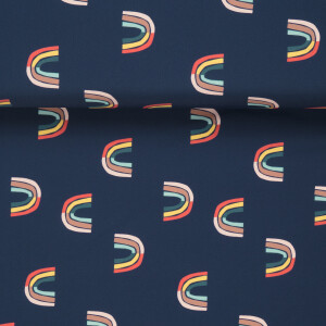 SPORT/BADE LYCRA RAINBOW NAVY