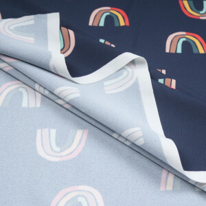 SPORT/SWIM LYCRA RAINBOW NAVY