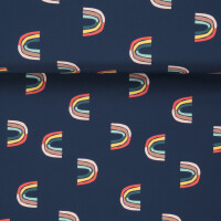SPORT/SWIM LYCRA RAINBOW NAVY