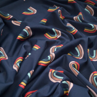 SPORT/SWIM LYCRA RAINBOW NAVY
