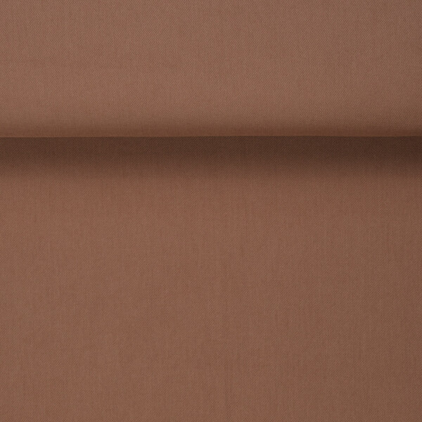 COTTON SOFT STRETCH TWILL CHESTNUT