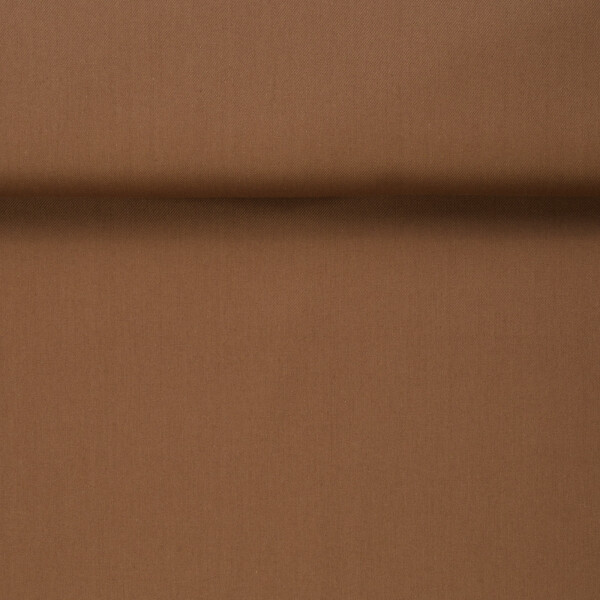 ORGANIC COTTON TWILL BASIC CARAMEL