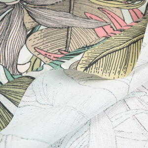 CANVAS SUMMER PALMS NATURAL