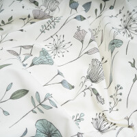 CANVAS DELICATE FLOWERS NATURAL