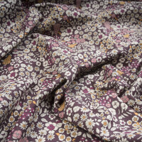 CANVAS SEA OF FLOWERS PLUM