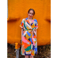 VISCOSE EIGHTIES PRINT 