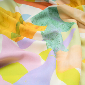 VISCOSE SOFT ABSTRACT PRINT