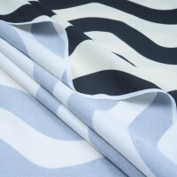SPORT/SWIM LYCRA WAVES BLACK/WHITE