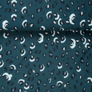 SPORT/BADE LYCRA ABSTRACT DOTS TEAL