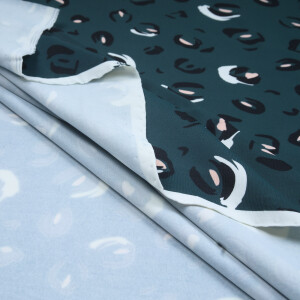 SPORT/BADE LYCRA ABSTRACT DOTS TEAL