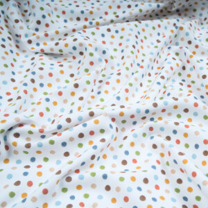 JERSEY WATERCOLOR DOTS WHITE