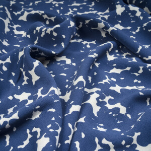 ECOVERO CREPE CLOUDY LAPIS