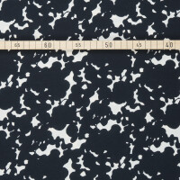 ECOVERO CREPE CLOUDY BLACK