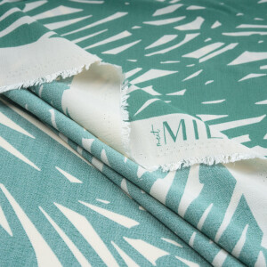 ECOVERO CREPE SKETCHY AQUA