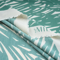 ECOVERO CREPE SKETCHY AQUA