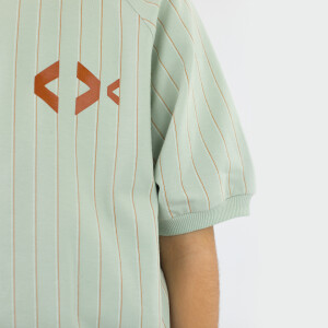 FRENCH TERRY LINES 2N MERCURY GREEN