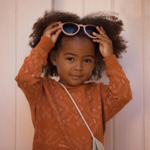 FRENCH TERRY PATTERN STRIPES AUTUMNAL BROWN