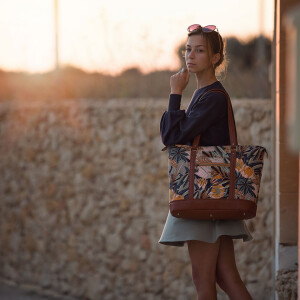 CANVAS GABARDINE TWILL GROUND PINAPPLE POLAR NIGHT BLUE