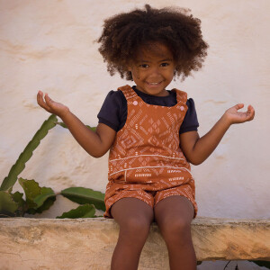 CANVAS GABARDINE TWILL PATTERN STRIPES AUTUMNAL BROWN