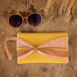 LINEN/VISCOSE SOLID BALLOON YELLOW