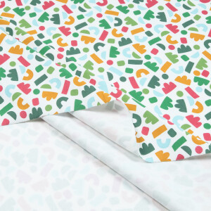 JERSEY LITTLE SHAPES WHITE