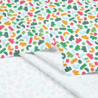 JERSEY LITTLE SHAPES WHITE