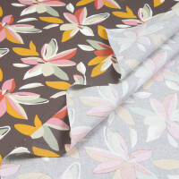 COATED POPLIN LILLY DARK BROWN