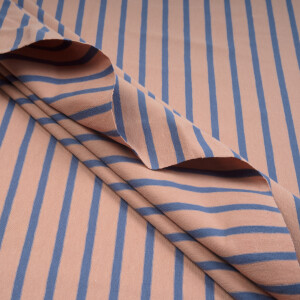 JERSEY BRETON STRIPES RED DESERT/INDIGO