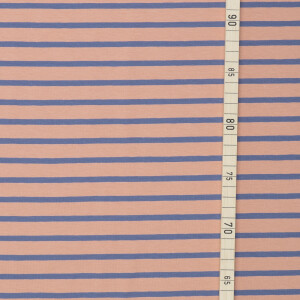 JERSEY BRETON STRIPES RED DESERT/INDIGO