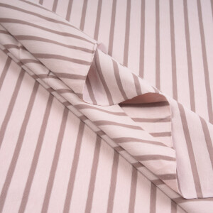 JERSEY BRETON STRIPES BLUSH/WOOD ROSE