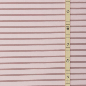 JERSEY BRETON STRIPES BLUSH/WOOD ROSE