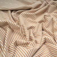 JERSEY MARITIM STRIPES CAMEL/ECRU