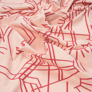 POPLIN POP FACE AND LINE ROSE