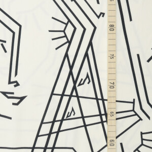 VISCOSE FACE AND LINE ECRU