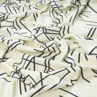 VISCOSE FACE AND LINE ECRU