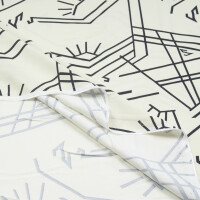 VISCOSE FACE AND LINE ECRU