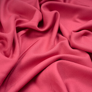 ECOVERO LEIA CREPE SOLID CRIMSON