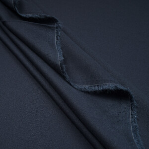 ECOVERO LEIA CREPE SOLID INDIGO NIGHT