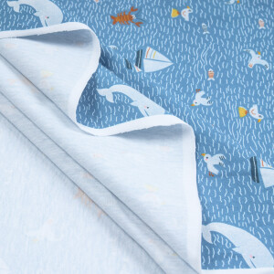 JERSEY MINI WHALE BLUE